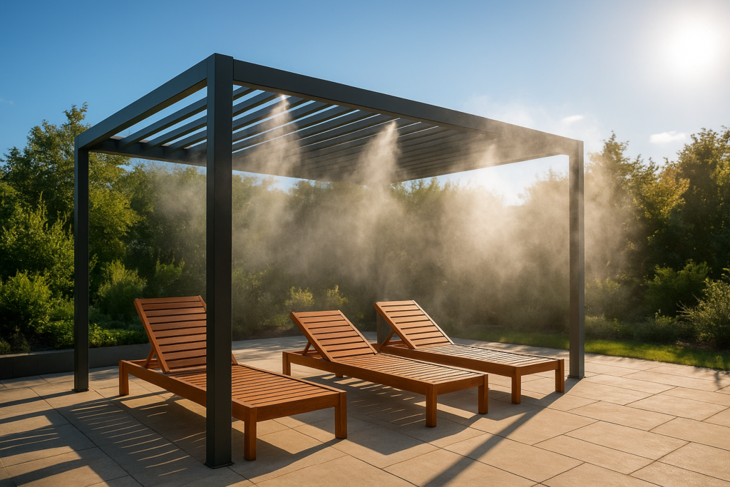 Fonctionnement d'un brumisateur de terrasse : guide technique