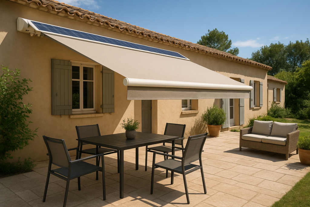 Fonctionnement d'un store banne solaire : guide et budget